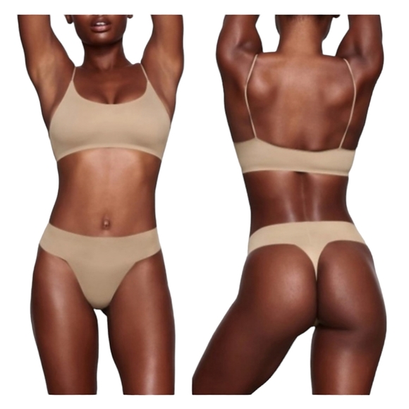 SKIMS Everybody Dipped Thong Panties 2X - Picture 3 of 4
